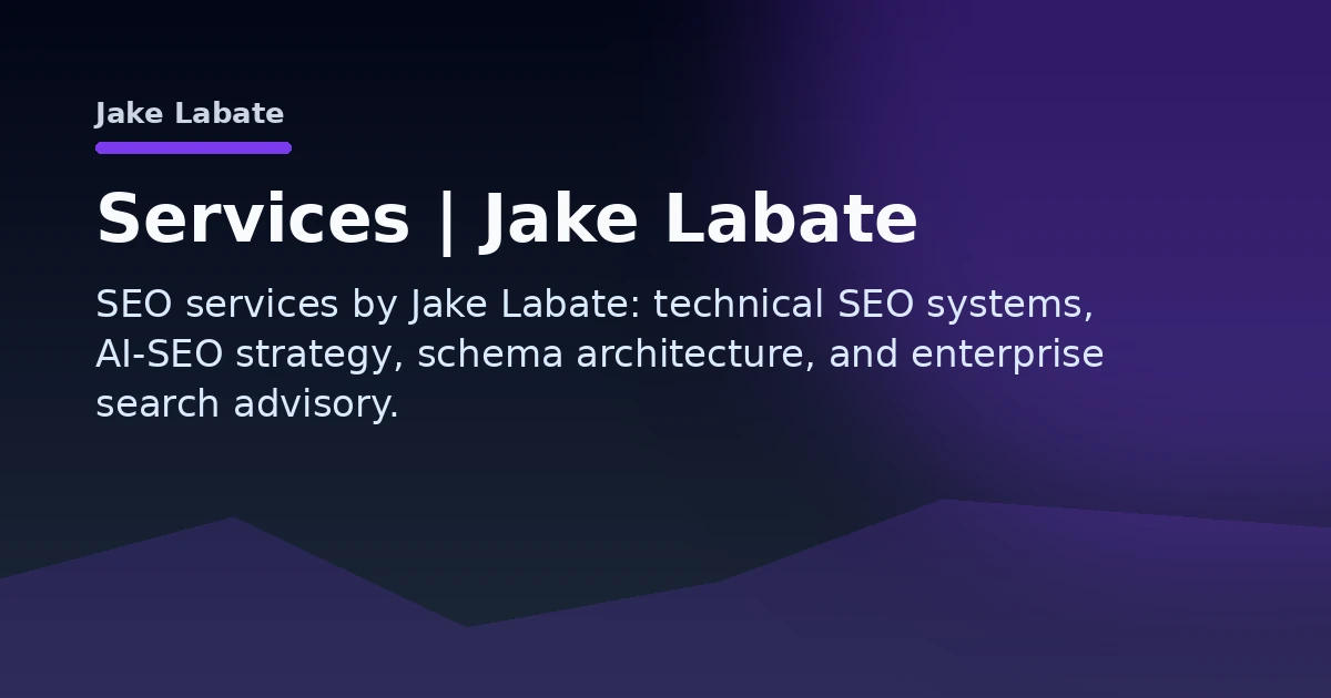 Services | Jake Labate Open Graph image